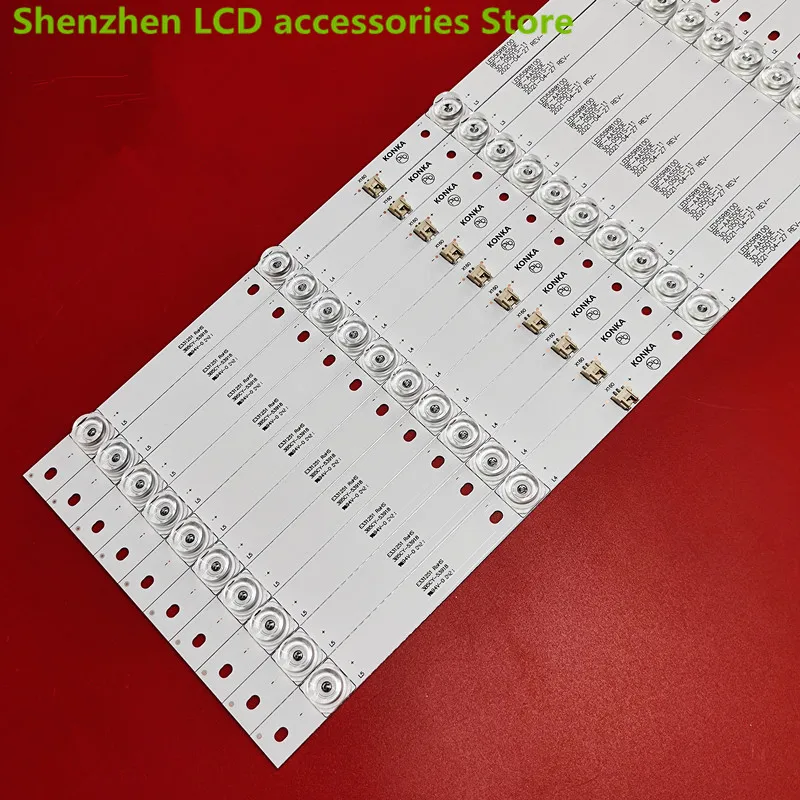 Para konka led55r8100 led55m1 barra de luz RF-AA550E30-0501S-11 barra de luz led 3v 53.8cm 5led 100% novo
