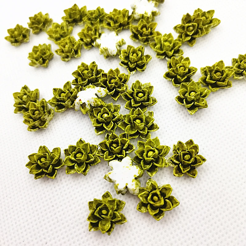 

100Pcs 14mm colour Resin Flowers Decoration Crafts Flatback Cabochon For Scrapbooking Kawaii Cute Diy Accessories