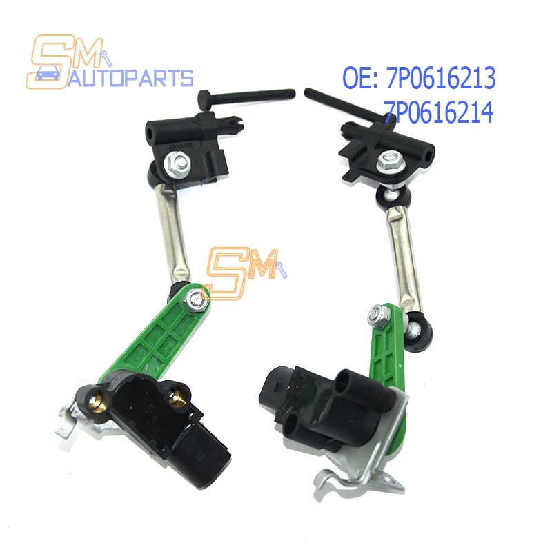 7P0616213 7P0616214 High Quality Headlight Leveling Sensor For VW Volkswagen Touareg 2010 2011 2012 2013 2014 2015 2016