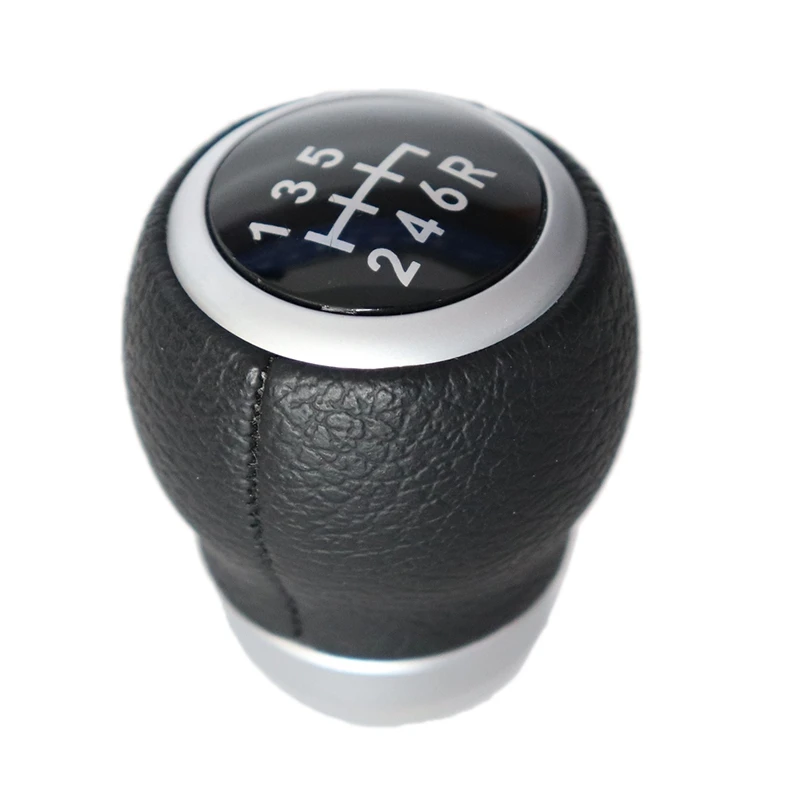 Car-Styling 6 Speed Leather Gear Stick Shift Knob for Subaru Impreza WRX STI 2009-2018