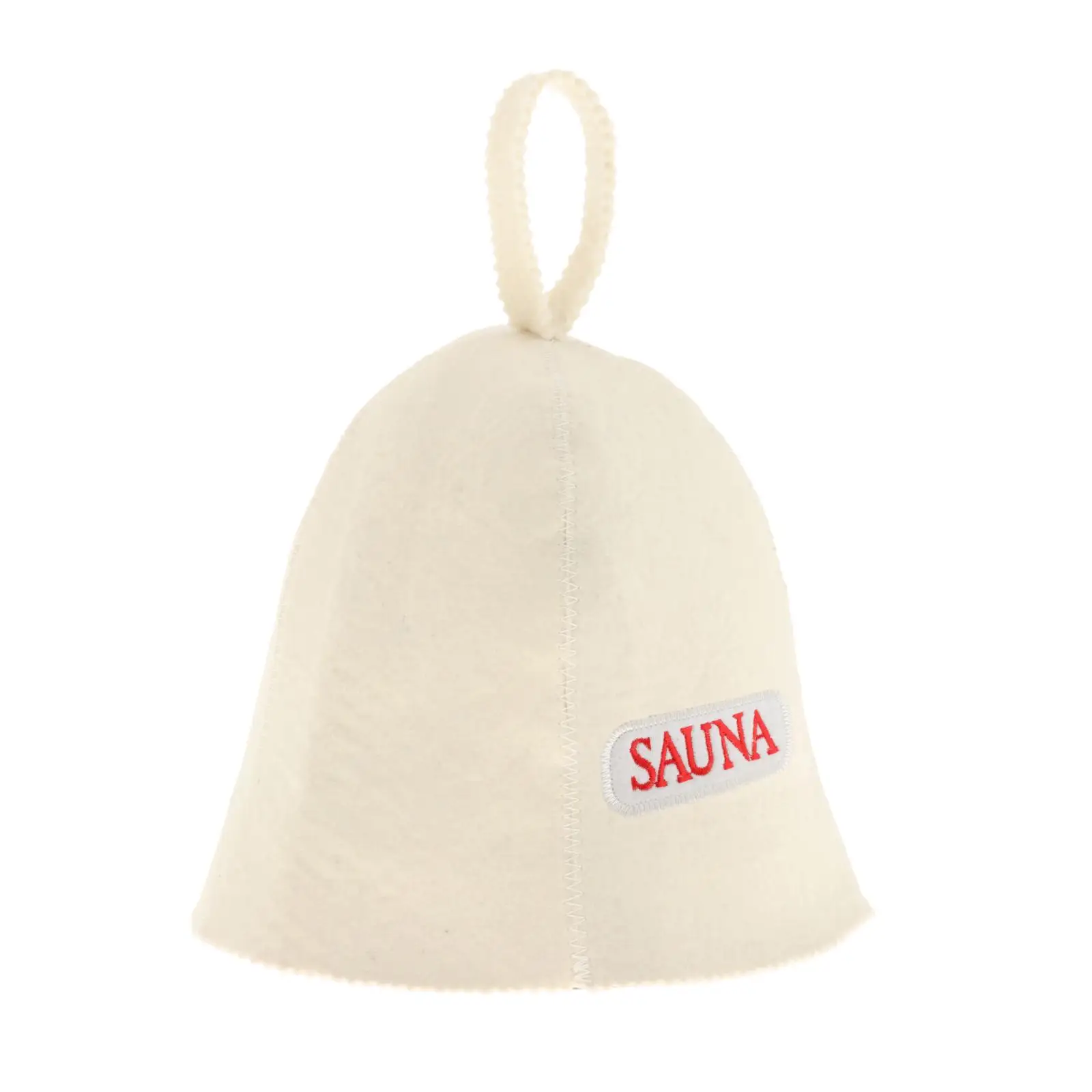 Gorro de sauna de fieltro de lana con bordado para Saunahut, baño, ducha, Banya ruso, protege tu cabeza del calor