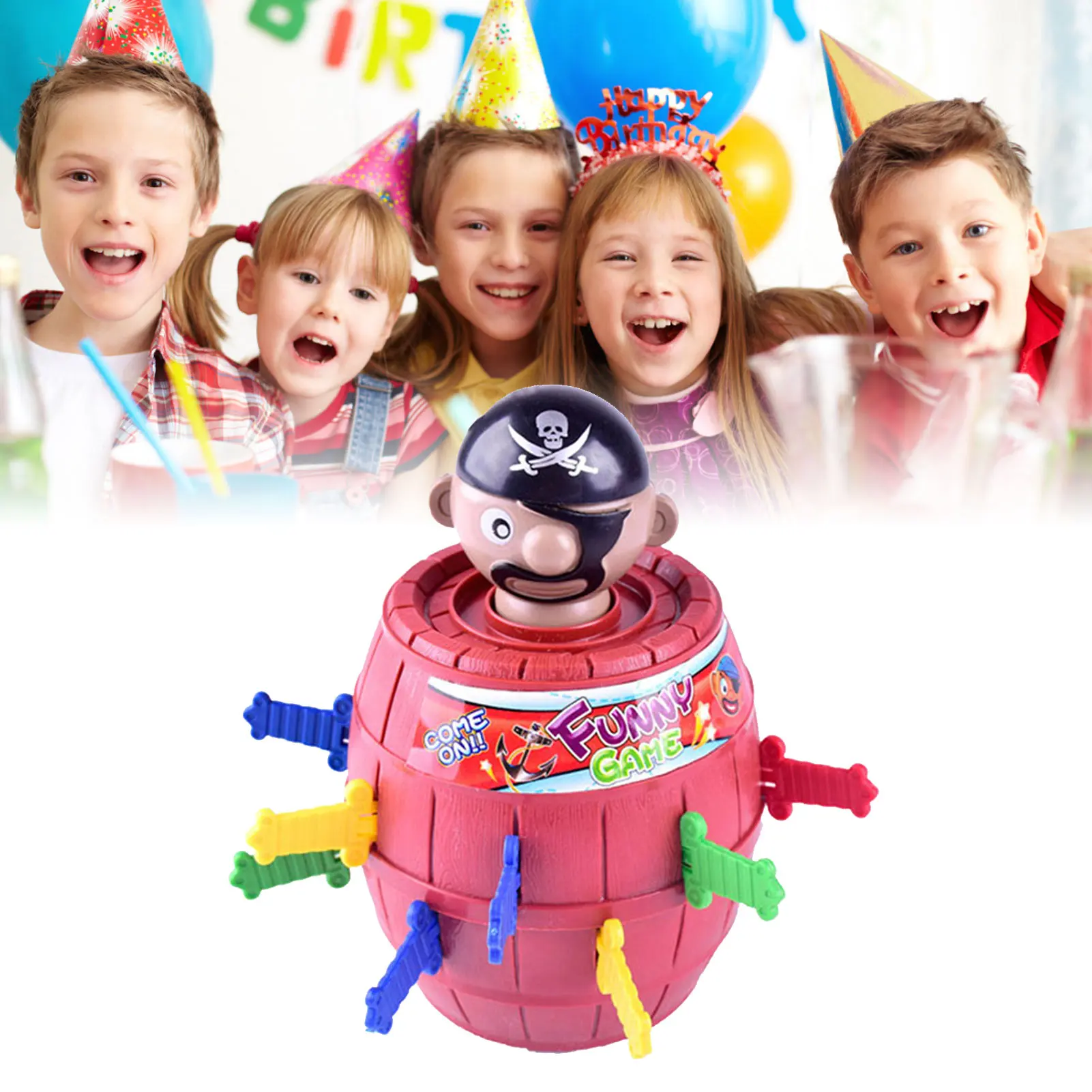 Tricky Pirate Barrel New Strange Toys Children's Educational Toys Desktop Interactive Toys Party