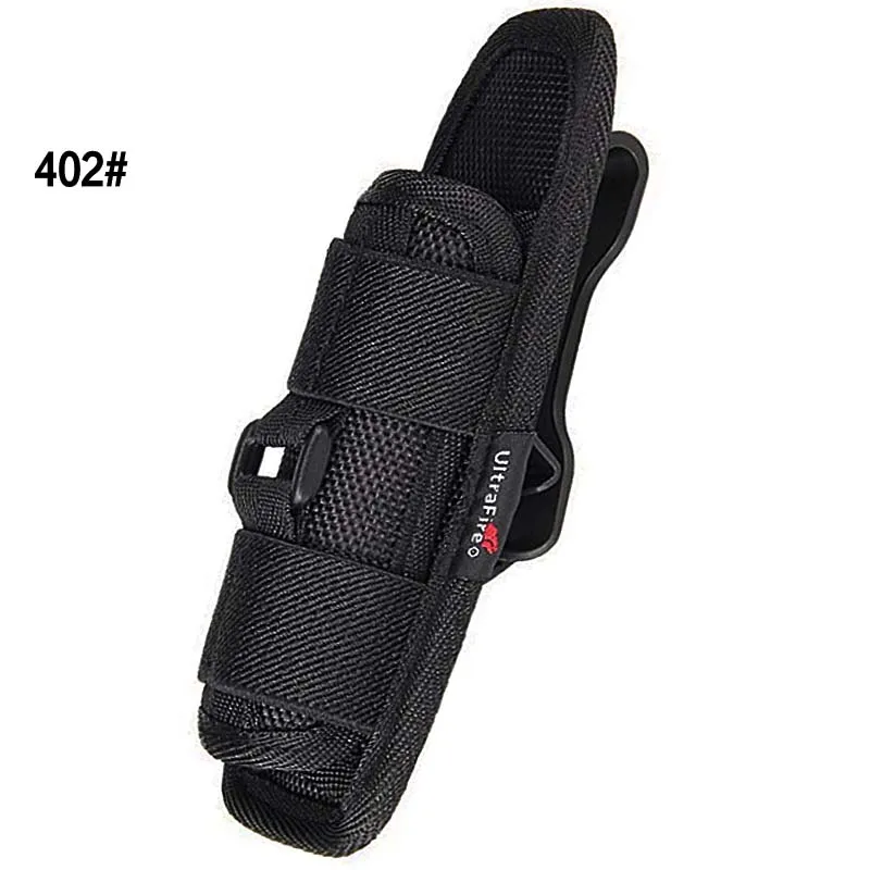 Outdoor 360 Graus Rotatable cintura Clipe Lanterna Pouch Holster, Torch Cover, Lanterna Belt Clip, Caça Acessório Iluminação