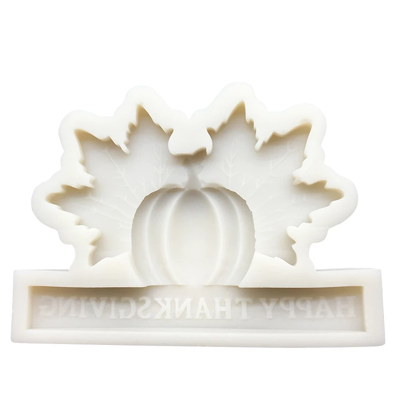 Happy Thanksgiving Silicone Cake Mold Sugarcraft Cupcake Baking Mold Fondant Decorating Tools