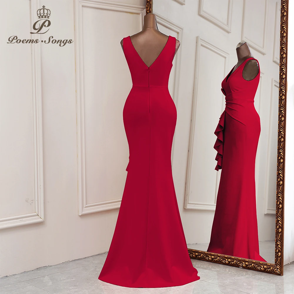 Sexy prom dresses  Mermaid Evening dresses vestidos de promocion Bridesmaid dresses wedding ceremony dresses