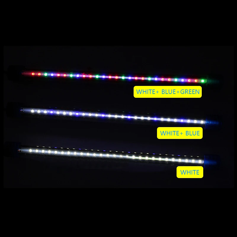 DONWEI 20CM 30CM 40CM LED Underwater Light Waterproof Submersible Lamp for Fish Tank Aquarium Home Decoration Lights