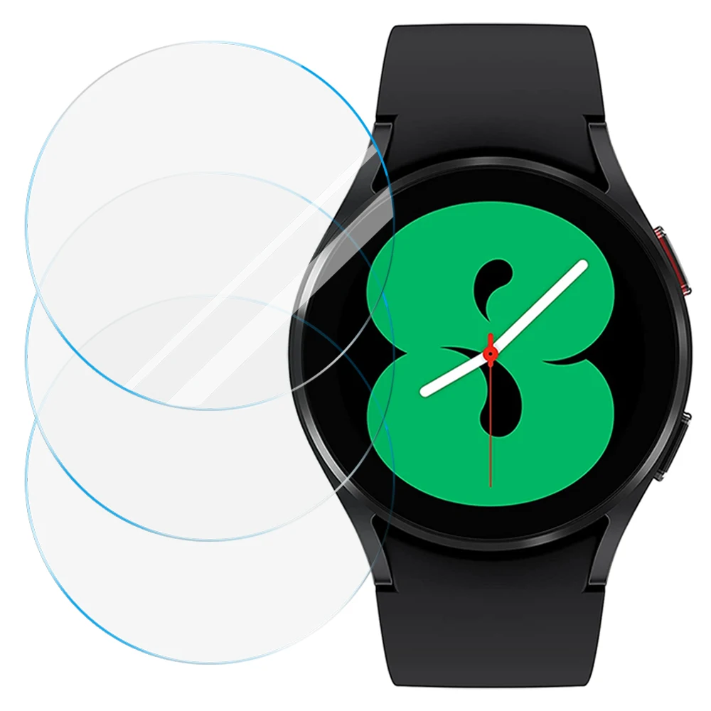 (1/2/3/4/5) قطعة الزجاج المقسى ساعة لسامسونج غالاكسي ساعة 4 42 مللي متر 46 مللي متر حامي الشاشة فيلم ل ساعة 4 40 44 مللي متر SmartWatch