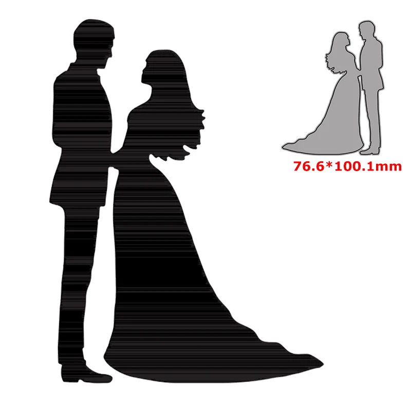 

Metal cutting dies cut die mold couples decoration diy Scrapbook paper craft knife mould blade punch stencils dies