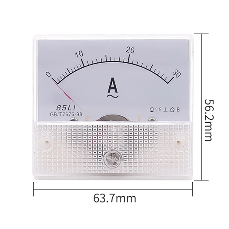 85L1-A AC Amp metrów Panel miernika analogowego zakres pomiarowy 75A 5A 10A 15A 20A 30A 50A 100A 200A 300A mikro prąd