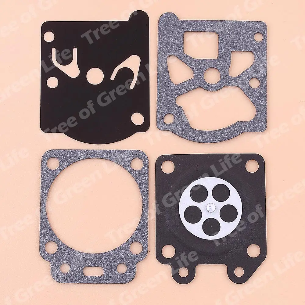 5 unids/lote Kit de reconstrucción de diafragma de reparación de carburador para Makita DCS341 DCS401 Walbro K20-WAT Carb