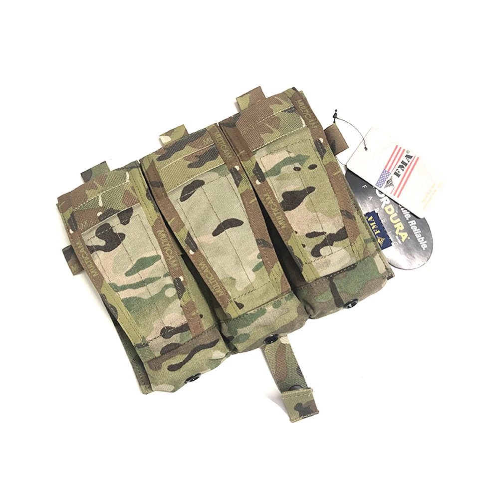 FMA Triad M4 Magazine Pouch Multicam Airsoft Wargame Tactical Mag Pouch for Tactical Vest AVS JPC Vest Molle Front Panel