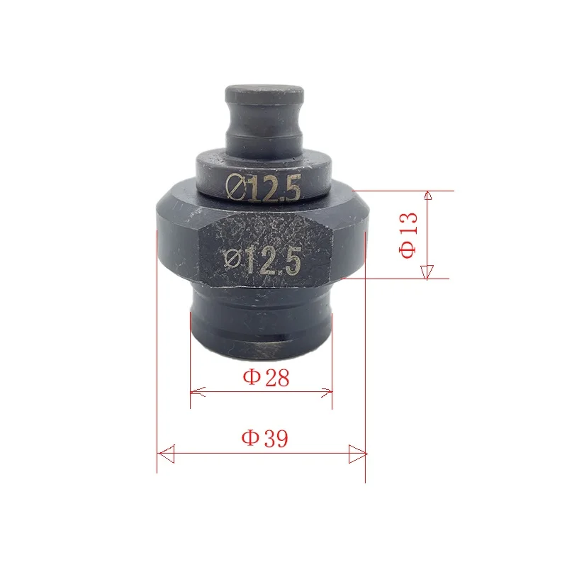 Troquel de perforación eléctrico de MHP-20, diámetro de 5mm ~ 13mm, para perforar orificio redondo en latón, aluminio, ángulo, pieza de trabajo de