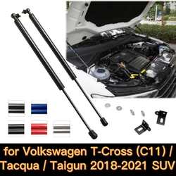 Gas Struts for 2018-2021 VW Volkswagen T-Cross C11 Tacqua SUV Modify Front Hood Bonnet Lift Support Shock Damper Absorber Spring