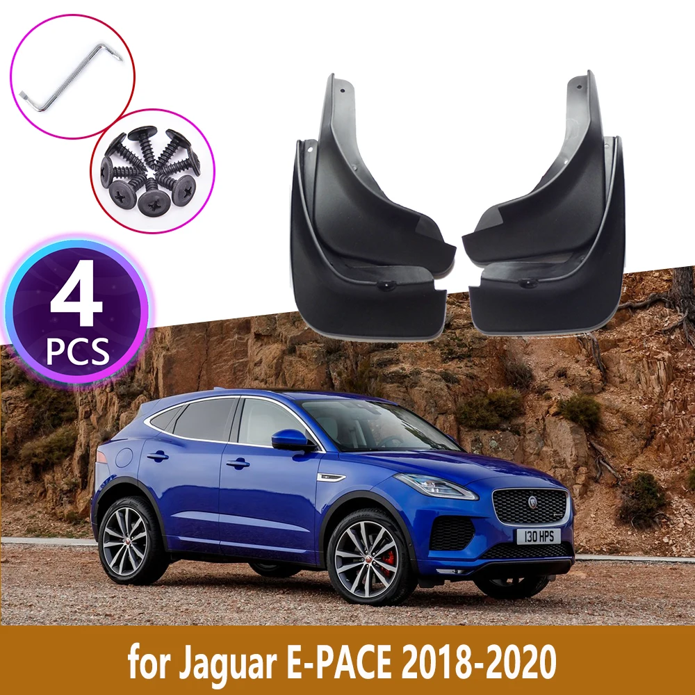 

Mudguards For Jaguar E-PACE E PACE 2018 2019 2020 Cladding Splash Mud Flaps Flap Guards Mudflap Protect Wheel Car Accessories