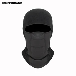 TH05 Winter Thermal Fleece Ski Mask Full Face Cover Snowboard Hood Scarfs Outdoor Sport Windproof Cycling Headgear Balaclava