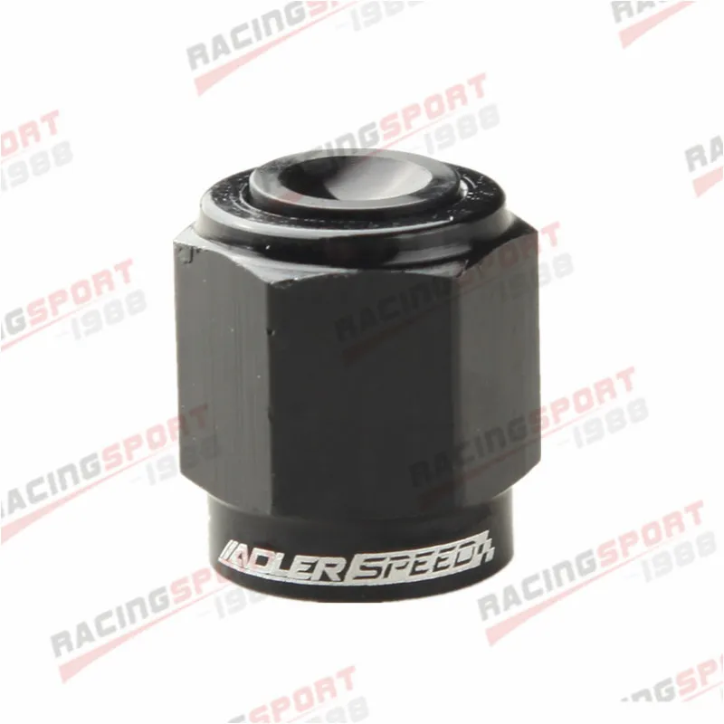 

ADLERSPEED 3AN -3AN AN-3 AN3 Flare Cap Block Off Fitting Adapter Aluminum Black