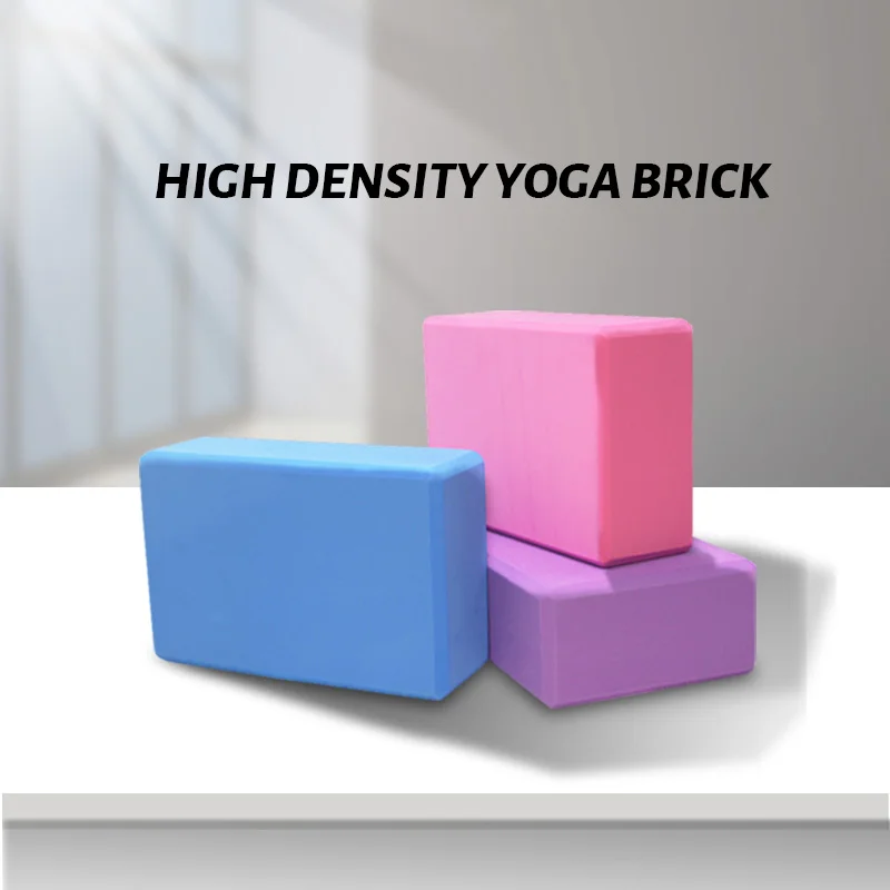 EVA Yoga Foam Brick  Block Colorful Yoga Bricks Gym Sports Exercise Stretching Aid Body Shaping Health Training Yoga Fit Pillow