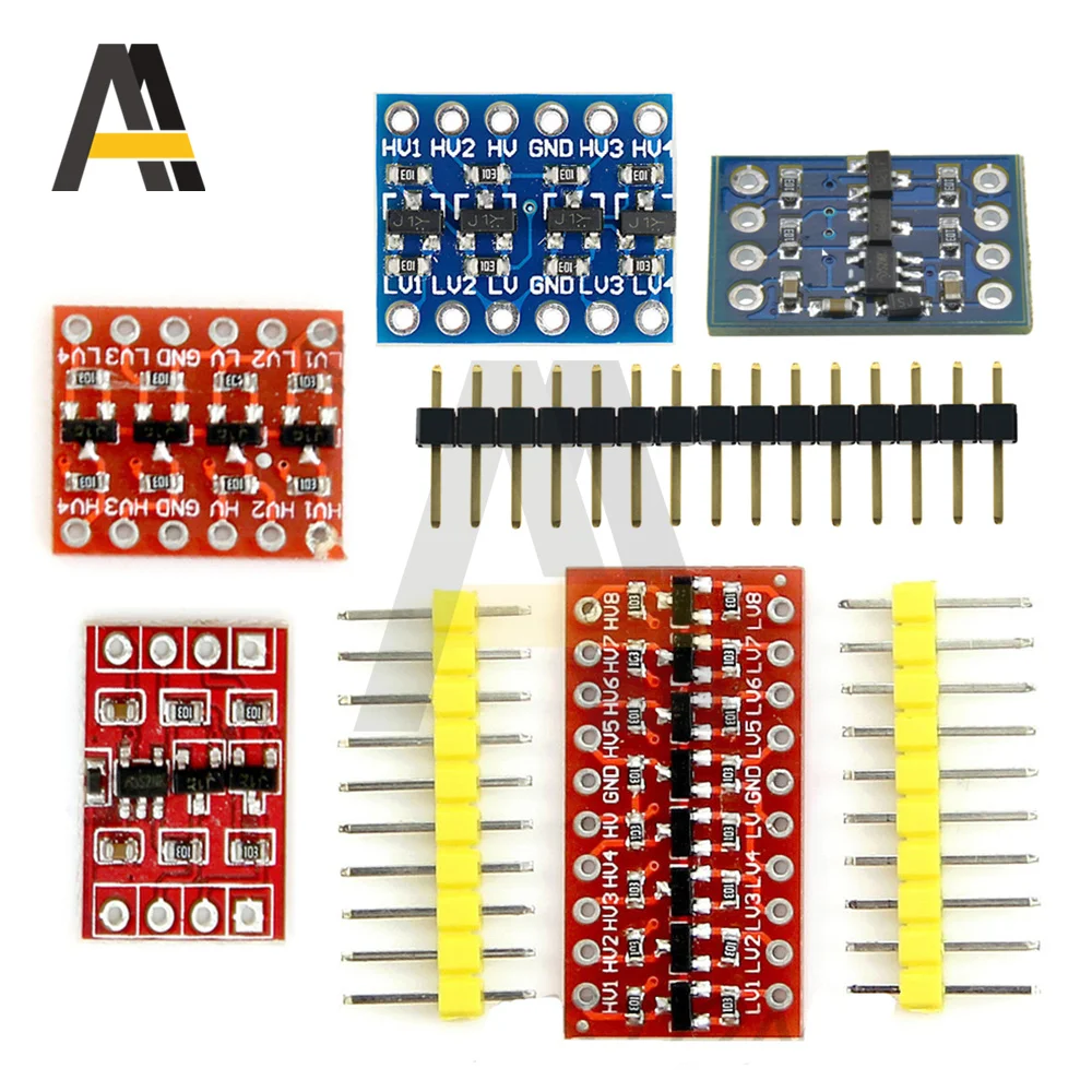 8-channel logic level converter module 4 way bidirectional module for Arduino boost 3.3V to 5V I2C IIC Level Conversion Board