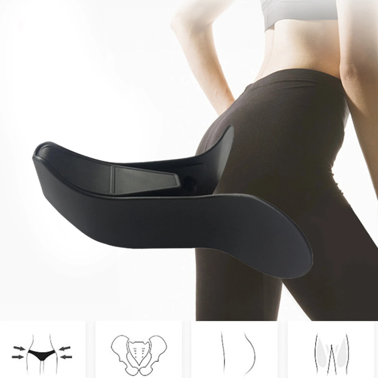 Exerciser Pelvis Floor Muscle Exerciser Hip Muscle & Inner Thigh Trainer Correction Beautiful Buttocks for Women