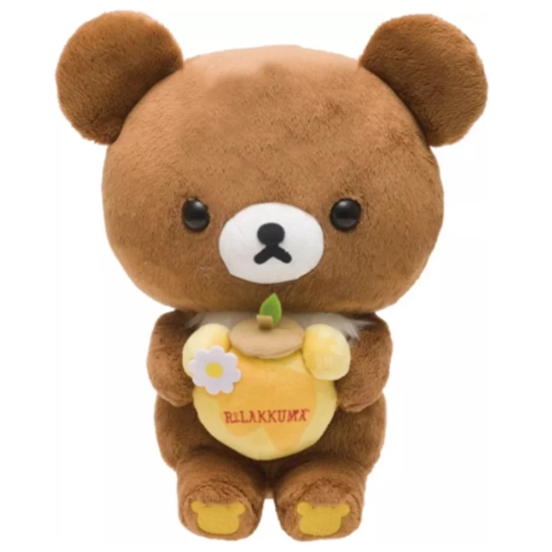 

Kawaii Honeypot Rilakkuma Chairoikoguma Plush Toy Bear Stuffed Animals 28cm Cute Plushie Kids Toys for Girls Boys Children Gifts