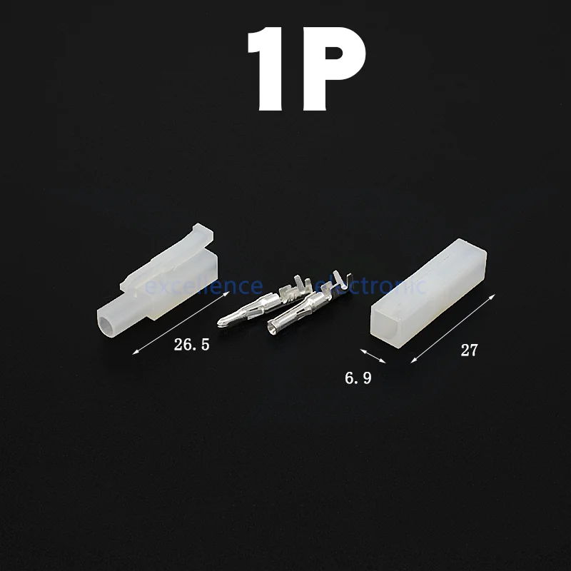 5 Sets 1/2/3/4/6/9 Way Pin Big Tamiya Connector Set Kits Large Tamiya Set EL 6.2MM Male Female Air Docking Connector