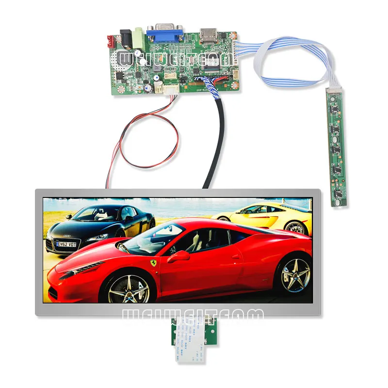 10.3 Inch 1920*720 IPS LCD Ultrawide LVDS VGA Control Board HSD103KPW2-A10 For Outdoor High Brightness Automotive Display