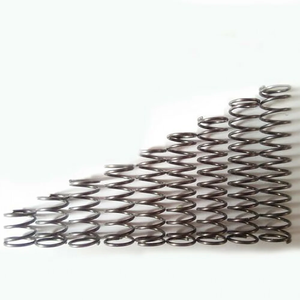 10Pcs Kawat Diam. 1.2Mm Musim Semi Kompresi Tekanan Musim Semi Panjang 10Mm-50Mm