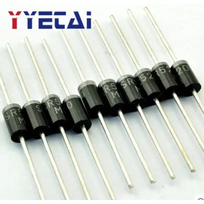 TAI 20PCS MBR5200 SR520 SB5200 SR5200 Schottky rectifier diode 5A 200V