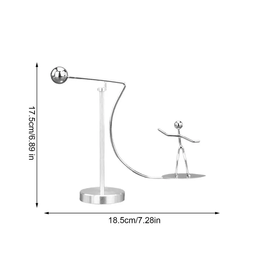 Giocattolo di equilibrio di arte cinetica giocattolo di fisica giocattolo di movimento perpetuo con giocattoli da scrivania di scienza della palla dell'equilibrio della culla per il bambino