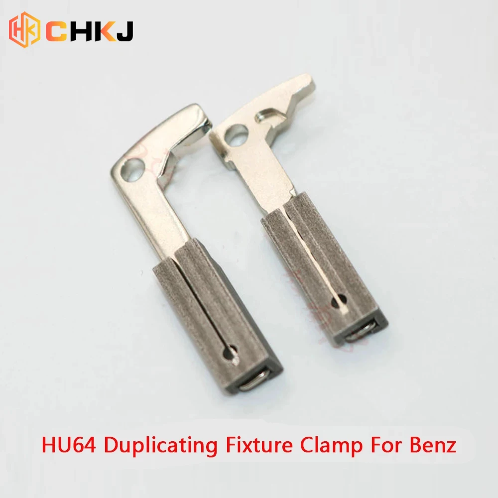 CHKJ 2PCS/Lot HU64 Duplicating Fixture Clamp For Mercedes Benz Key Blank Key Cutting Machine Key Cutter Machine Part Accessories