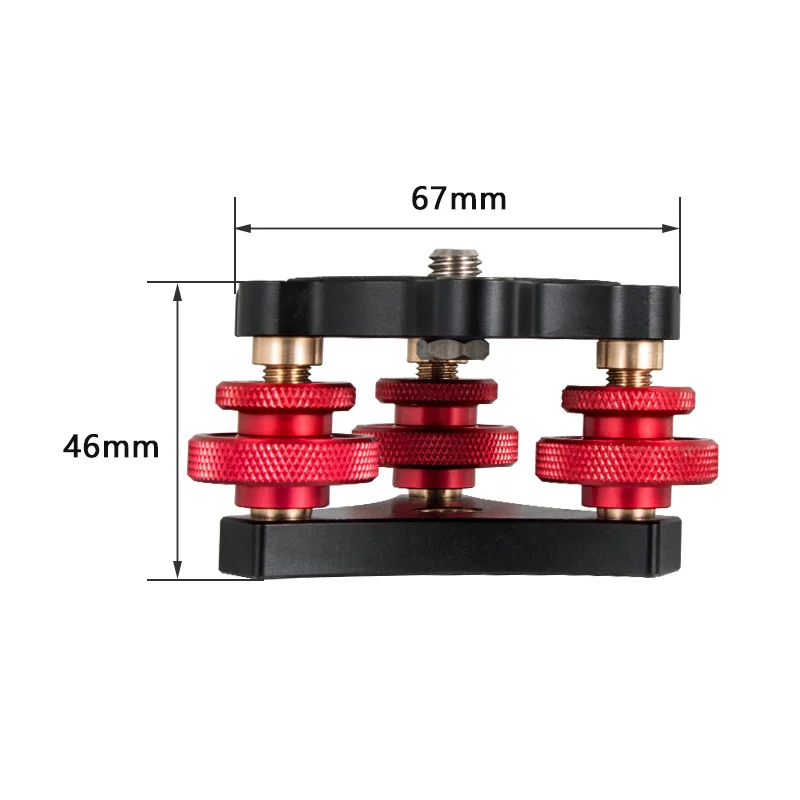 BEXIN Tripod Speedy Leveling Base Tripod Head Horizontal Adjusting Base with Bubble Level for Canon Nikon DSLR Camera Tripod