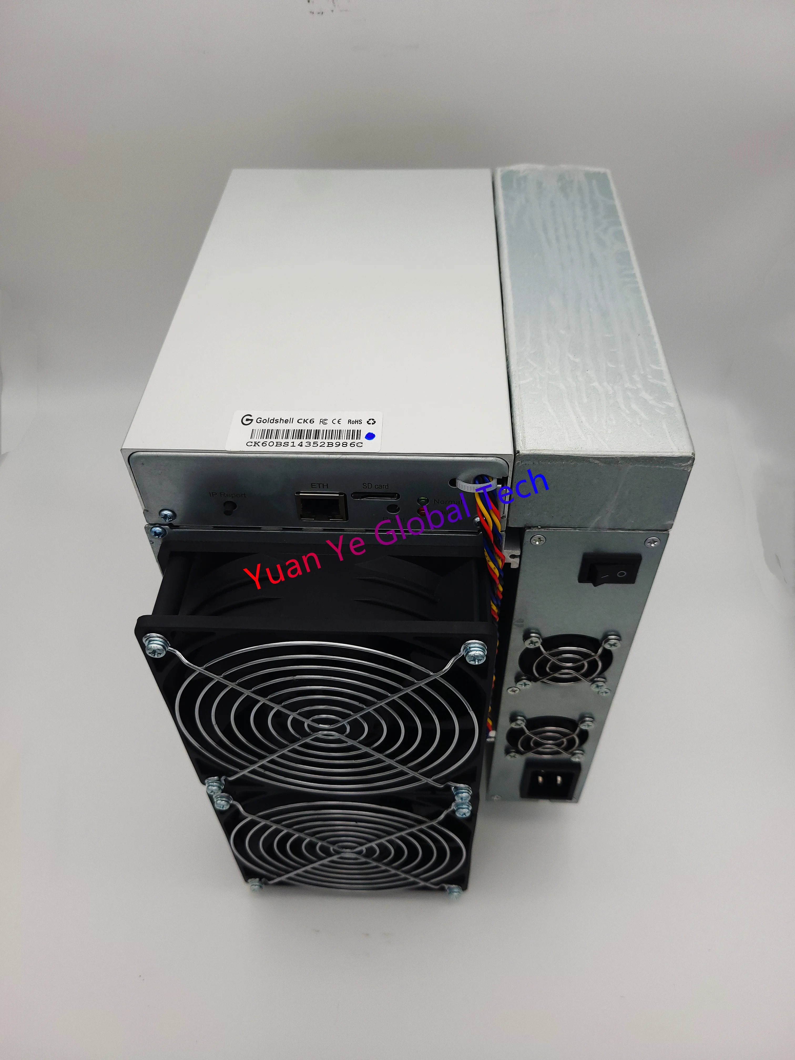 Goldshell CK6 Nervos เครือข่าย Super คอมพิวเตอร์ Server อัพเกรดใหม่,ระดับถัดไป19.3 H/s ± 5% | 3300W ± 5% | 0.17วัตต์/เมตร