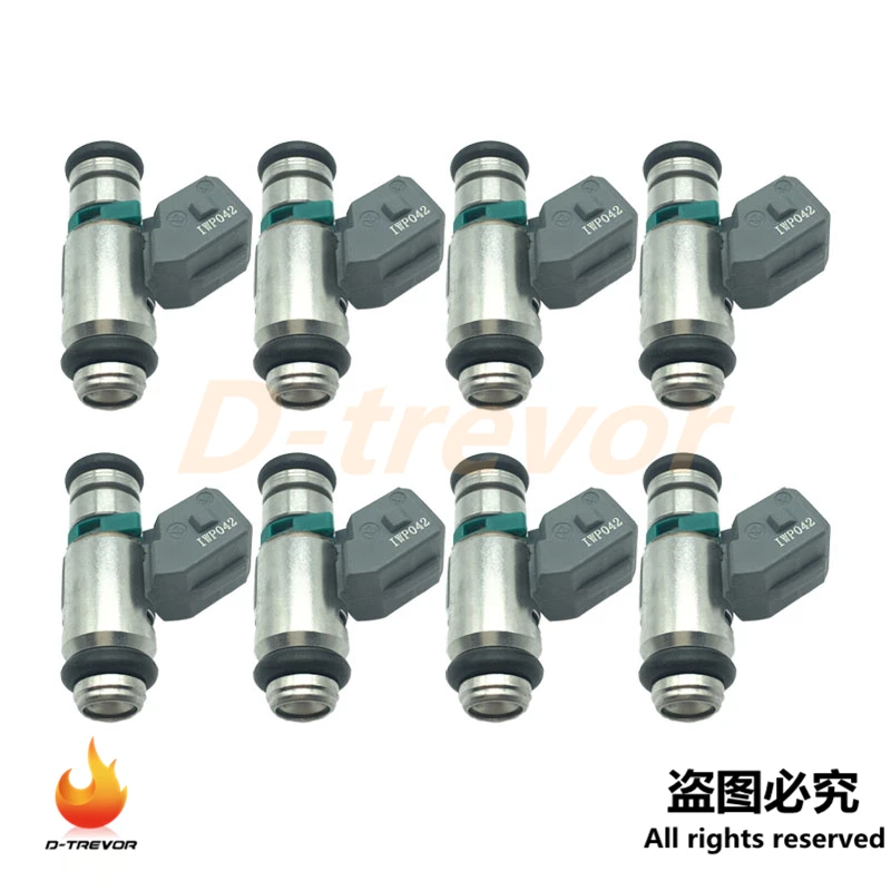 8Pcs Oem IWP-042 Petrol Fuel Injector nozzle For Renault Clio SPORT 172/182 Megane Scenic Espace 8200028797 8200207049 IWP042