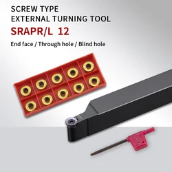 Srapr-超硬工具ホルダー,旋削工具ホルダー,cnc旋盤,srapr1616/2020 /2525/3232 rpmt12