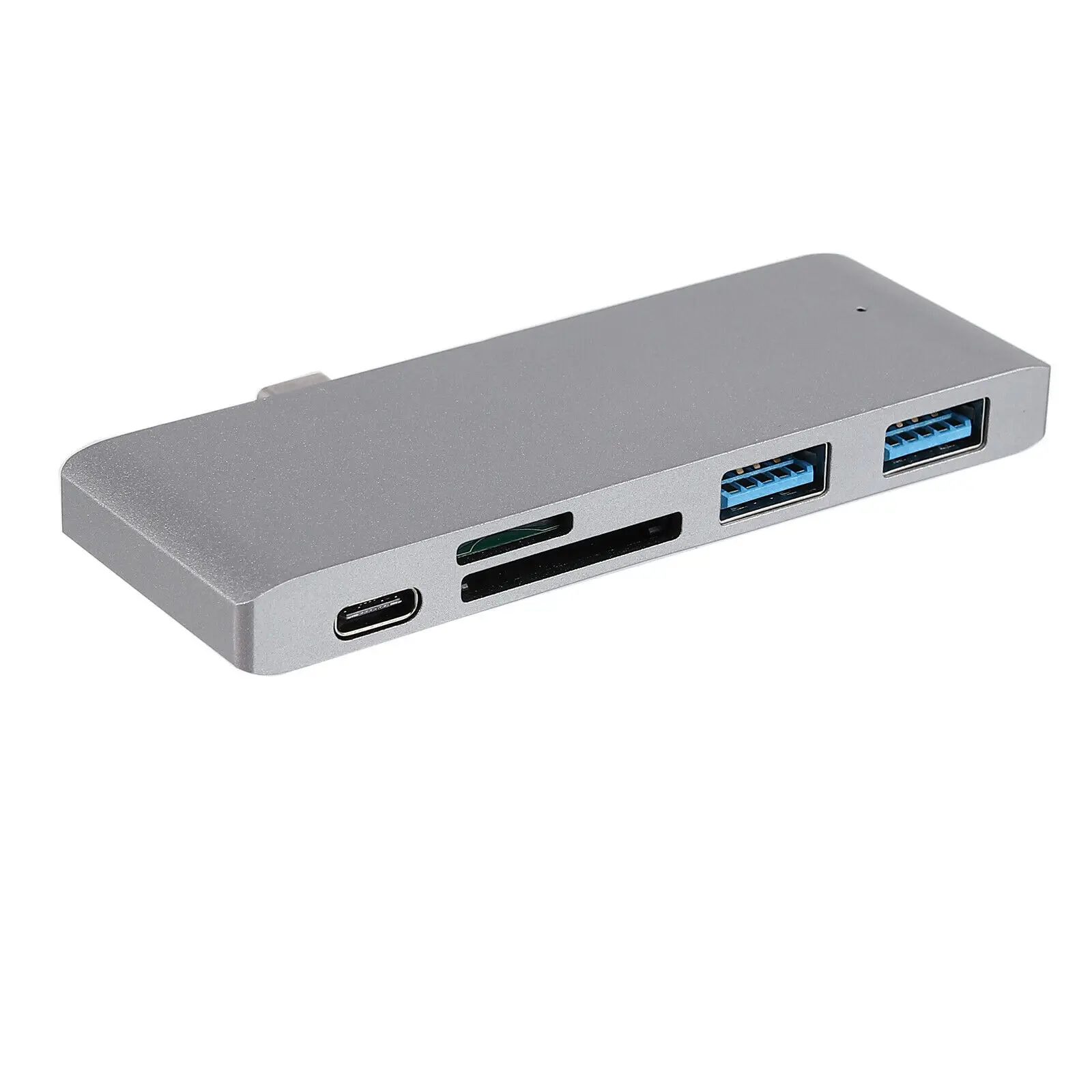5 in 1 Type-C Hub USB3.0 Multi Charging Port Adapter Card Reader For MacBook Pro