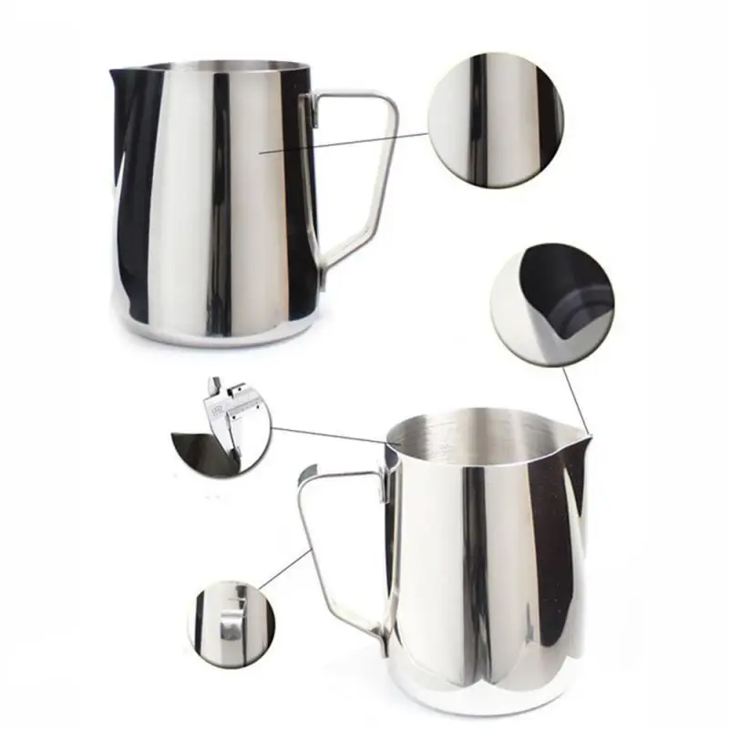 Tea Coffe Maker Coffee Pot Kitchen Stainless Steel Frothing Cold Brew Coffee Pitcher Barista Craft Coffee Latte Milk Jug