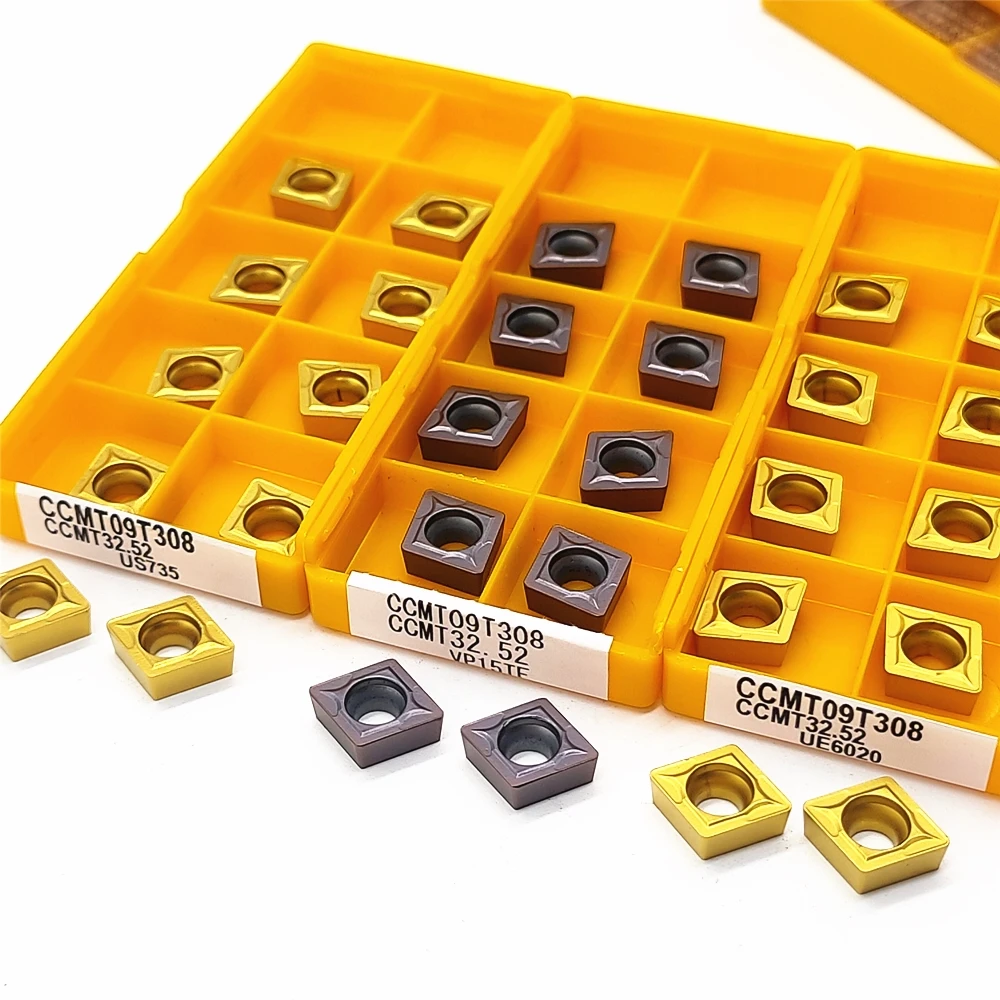 100 pz VP15TF UE6020 US735 inserto in metallo duro tornio utensile da tornio utensile da tornio utensile da fresatura utensile CNC