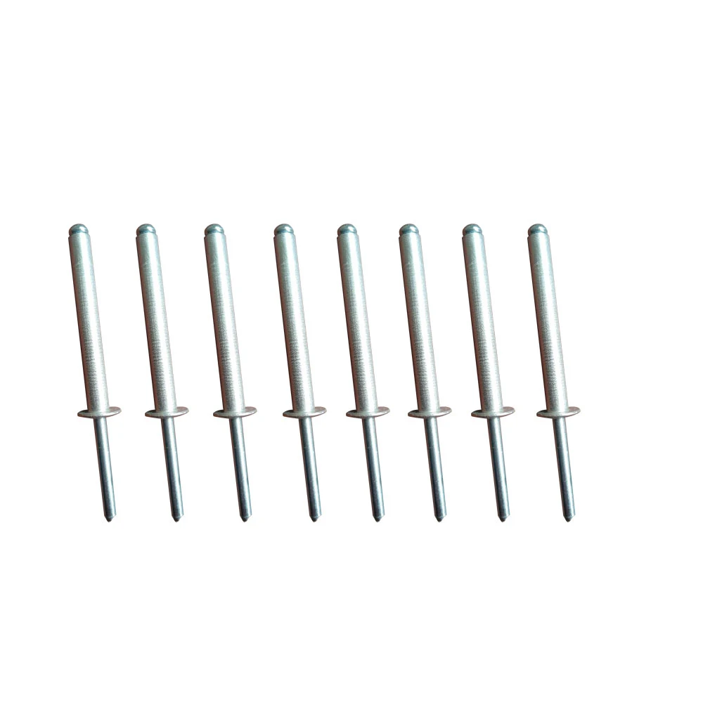 20/50/100pcs 4.8x50 blind rivets pop rivets Aluminium dome Head Blind Rivets Steel Shank Mandrel Exhaust Rivets