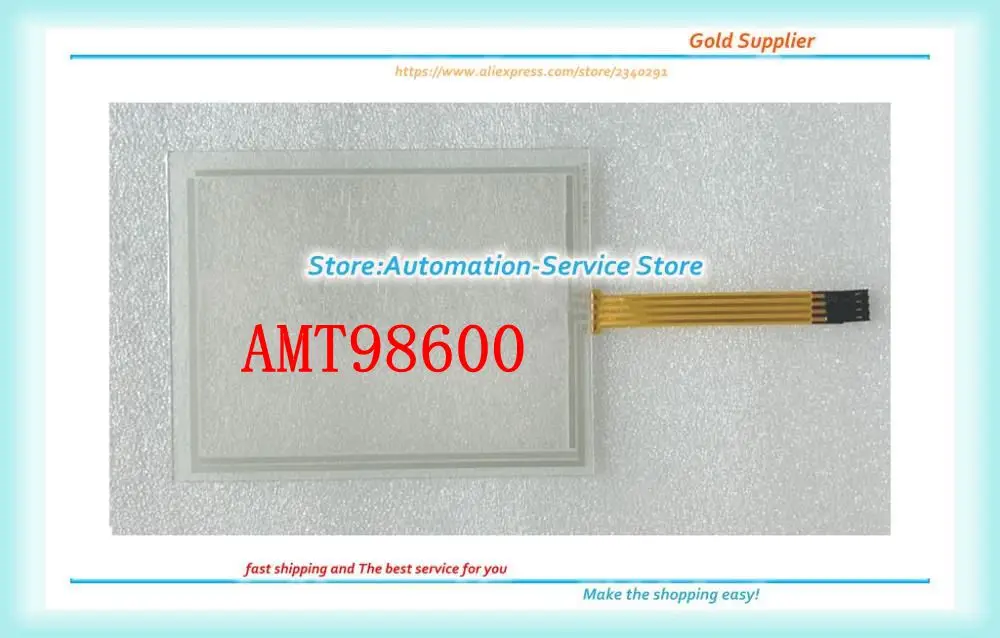 New Touch Screen Glass Panel Use For AMT-98600 AMT98600