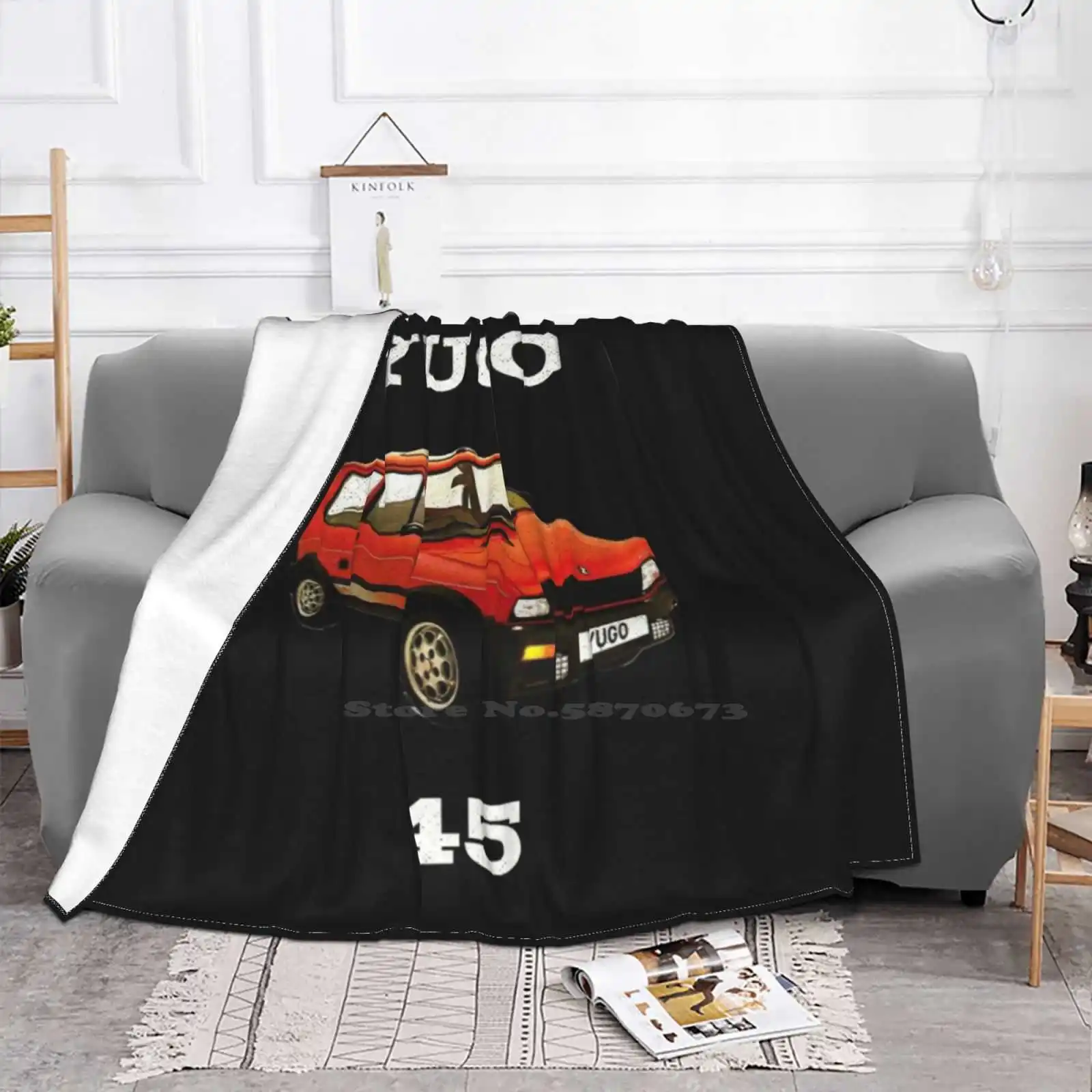 Yugo 45 , The Worst Car In The World New Selling Custom Print Flannel Soft Blanket Yugoslavia Hrvatska Sarajevo Srbija Tito