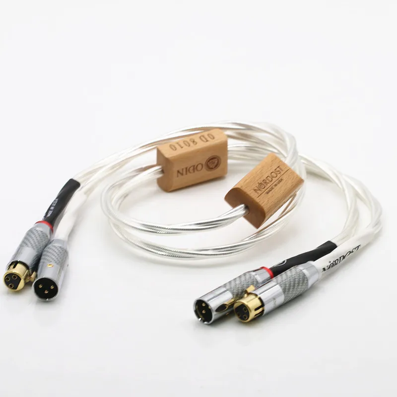 

Nordost ODIN sterling silver xlr audio cable Canon male bus hifi amplifier CD cable carbon fiber gold-plated XLR plug