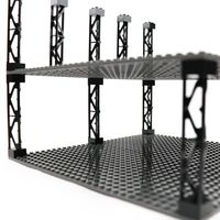 City Building Blocks Train Car Pillar Support Girder Column Beam 2x2x10 Military Bricks Toys Compatible Technical Parts 95347
