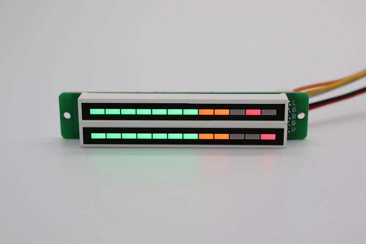 LINK1 Dual 12 Level indicator VU Meter music Audio Level Meter Stereo Amplifier Board AGC Mode DIY KITS