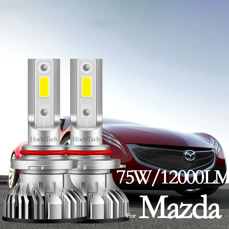 for Mazda 3 5 M3 M6 MX-5 CX-3 CX-5 CX-8 CX-9 BT-50 Gongo Titan High Beam Low Beam Headlight Bulbs Led Fog Light H1 H7 H11