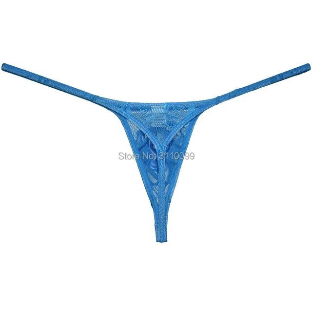 Men s See through Tempting Tangas Micro String Thong Minimal Coverage Underwear AliExpress
