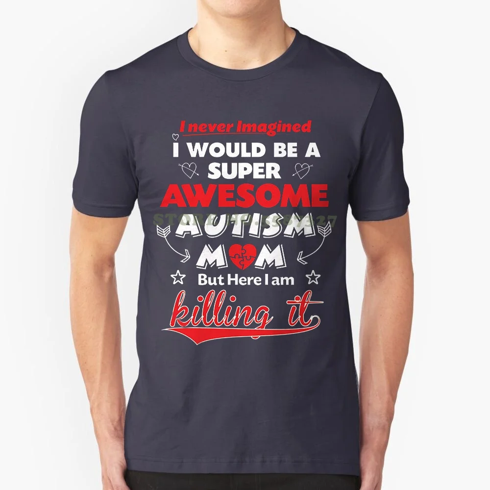 Normal Short Sleeve Cotton T Shirts Autism T Shirt Autism Mom Tee Shirt Autism Awareness T Shirt