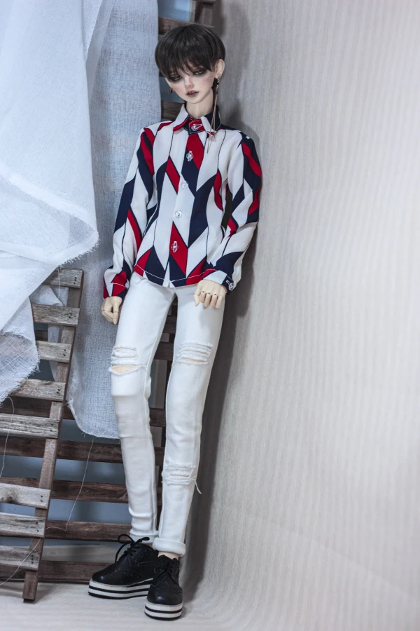 1/4 1/3 Schaal BJD Accessoires Poppenkleertjes Mode Casual Shirt voor BJD/SD MSD SD13 SD17 SSDF Oom. pop niet inbegrepen C0843