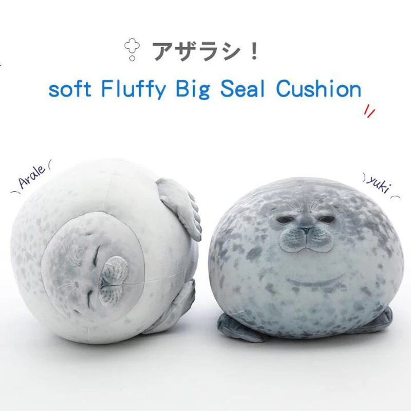 

3D Novelty 40cm Soft Sea Lion Plush Toys Sea World Animal Seal Plush Stuffed Doll Baby Sleeping Pillow toys