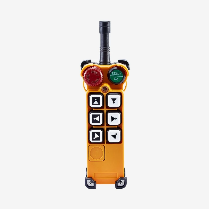 Professional leading manufacturer  F26-C3 6 push buttons double speed hoist crane radio remote push button switch transmitter