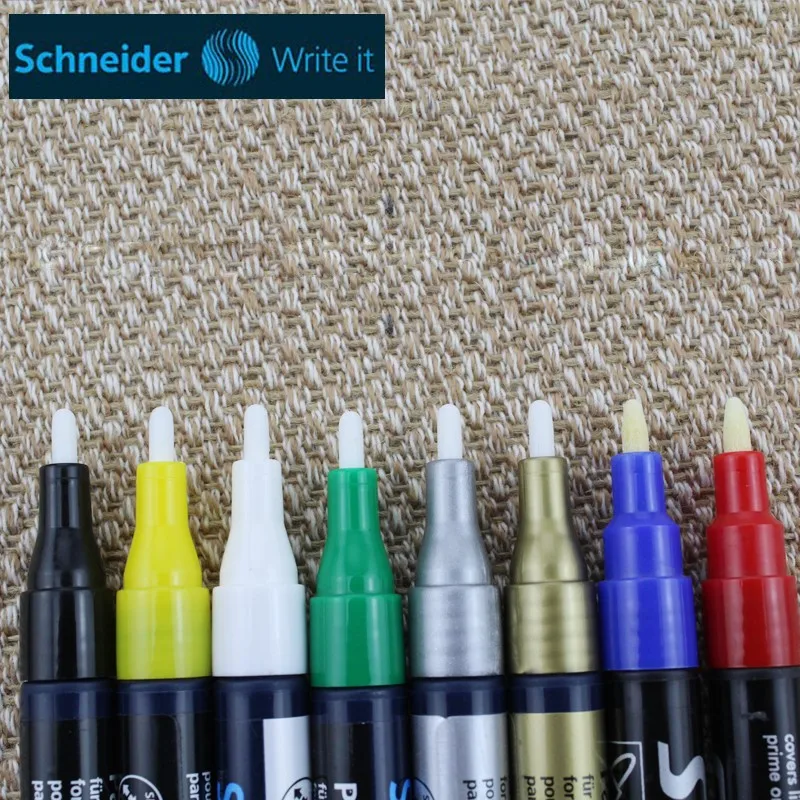 SCHNEIDER-rotulador de colores para pintura, resistente a altas temperaturas, Alemania, 278, 2mm, 300Celsius, resistente al calor, 1 unidad